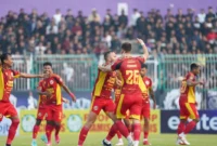 Pemain Semen Padang FC merayakan kemenangan saat melawan PSGC Ciamis, Sabtu (26/9/2026). (Foto: MO Semen Padang FC)