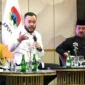 Wali Kota Padang Fadly Amran menjadi narasumber dalam Seminar Kebencanaan Apeksi Komwil I di Santika Hotel, Rabu (30/9/2026). (Foto: Pemko Padang)
