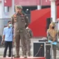 Kasat Pol PP Padang Chandra Eka Putra memimpin Apel Gabungan di Mako Satpol PP, Selasa (15/9/2026). (Foto: Humas Satpol PP Padang)