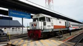 Stasiun Lubuk Alung. (Foto: KAI Divre II Sumbar)