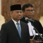 Presiden Prabowo melantik Suahasil Nazara sebagai Menteri Keuangan menggantikan Purbaya Yudhi Sadewa di Istana Kepresidenan, Jakarta. (Foto: Setpres)