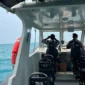 TNI AL mengerahkan 11 kapal gabungan dalam operasi pencarian lima jurnalis dan tiga kru kapal yang hilang kontak saat peliputan Gunung Anak Krakatau. (Foto: BPMI Setpres)