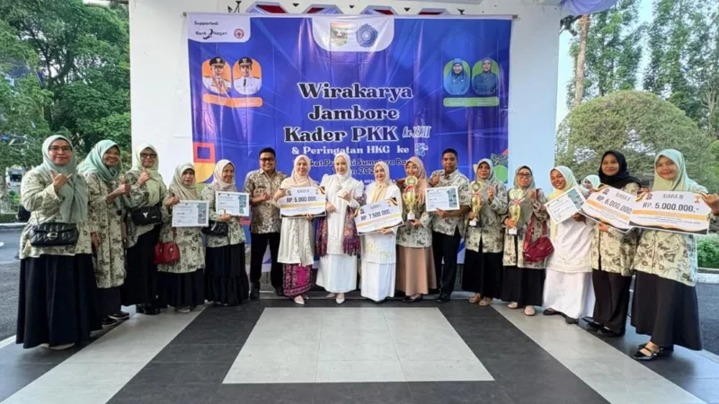 TP-PKK Kelurahan Olo meraih sejumlah penghargaan pada Jambore PKK Sumbar 2026. (Foto: Ist)