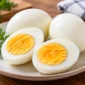 Ilustrasi telur rebus. (Foto: AI Generated)