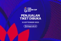 Tiket FIFA ASEAN Cup 2026 mulai dijual 18 September. (Foto: PSSI)
