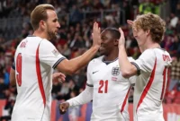 Anthony Gordon dan Harry Kane membawa Inggris menang 2-0 atas Republik Ceko pada lanjutan UEFA Nations League. (Foto: IG @england)
