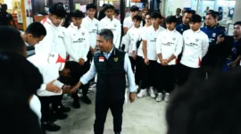 Timnas U-20 Indonesia tiba di Tanah Air. (Foto: PSSI)
