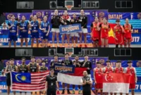 Timnas U17 3x3 Indonesia kawinkan gelar Juara Asia Tenggara. (Foto: DBL Indonesia)