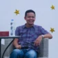 Kepala Diskominfo Padang Tommy TRD saat menjadi pemateri talkshow dalam COMMFEST di Fabriek Padang, Minggu (27/9/2006). (Foto: Pemko Padang)