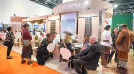 Kementerian Pariwisata (Kemenpar) menggelar Tourism Expo Japan 2026 di Hall E2, Tokyo Big Sight, Jepang. (Foto: Kemenpar)