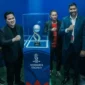 Trofi FIFA ASEAN Cup 2026 dipamerkan di Indonesia Sports Summit 2026, JCC, Jumat (11/9/2026). (Foto: PSSI)