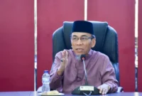 Wakil Wali Kota Padang Maigus Nasir memimpin Rakor Persiapan Pelaksanaan MTQN ke-42 tingkat Kota Padang bersama Pengurus LPTQ Kota Padang. (Foto: Pemko Padang)