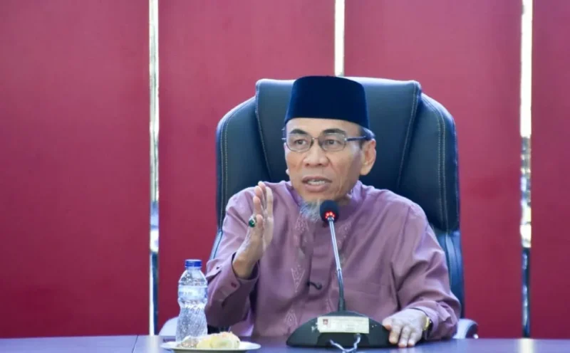 Wakil Wali Kota Padang Maigus Nasir memimpin Rakor Persiapan Pelaksanaan MTQN ke-42 tingkat Kota Padang bersama Pengurus LPTQ Kota Padang. (Foto: Pemko Padang)