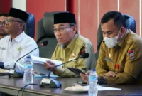 Wakil Wali Kota Padang Maigus Nasir memimpin rapat persiapan MTQN ke-42 tingkat Kota Padang di Gedung Bagindo Aziz Chan, Balai Kota Padang, Aie Pacah, Senin (7/9/2026). (Foto: Pemko Padang)