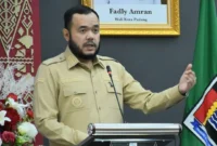 Wali Kota Padang Fadly Amran dalam Rapat Paripurna DPRD Padang, Senin (21/9/2026). (Foto: Pemko Padang)