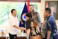 Wali Kota Padang Fadly Amran saat bertemu Mendagri Tito Karnavian di Jakarta, Rabu (23/9/2026). (Foto: Amrizal Rengganis)