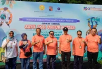 Puncak rangkaian peringatan World Rabies Day 2026 di Kampus IPB University, Bogor, Minggu (27/9/2026). (Foto: Ditjen PKH Kementan)