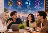 Ilustrasi zodiak beruntung 15 September 2026. (Foto: AI Generated)