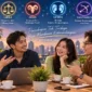 Ilustrasi zodiak beruntung 15 September 2026. (Foto: AI Generated)