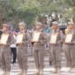 Satpol PP Padang memberhentikan lima PPPK secara tidak dengan hormat (PTDH), Senin (5/10/2026). (Foto: Satpol PP Padang)