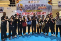 Anak Sasian PPS Sakato Semen Padang meraih 1 emas dan 4 perunggu pada Porprov XVI Sumbar 2026 di Kabupaten Lima Puluh Kota. (Foto: Ist)
