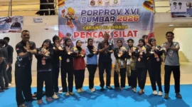Anak Sasian PPS Sakato Semen Padang meraih 1 emas dan 4 perunggu pada Porprov XVI Sumbar 2026 di Kabupaten Lima Puluh Kota. (Foto: Ist)