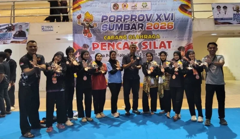 Anak Sasian PPS Sakato Semen Padang meraih 1 emas dan 4 perunggu pada Porprov XVI Sumbar 2026 di Kabupaten Lima Puluh Kota. (Foto: Ist)