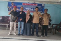 Anggota DPRD Sumbar, Ali Muda, SH, saat sosialisasi Perda Sumbar Nomor 12 Tahun 2017 tentang Kepemudaan. (Foto: Ist) 