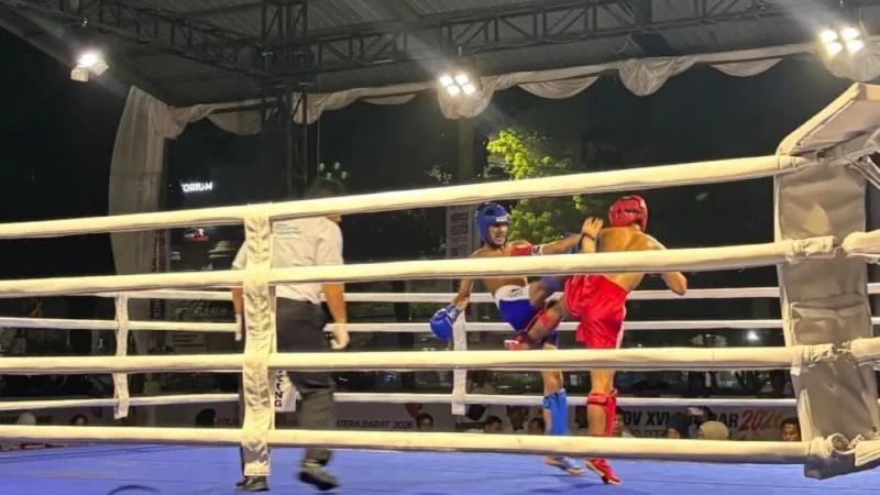 Kickboxing Porprov Sumbar 2026. (Foto: Pemko Padang)