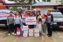 Pertamina menyalurkan bantuan logistik untuk meringankan beban warga terdampak banjir di Kota Padang. (Foto: Pemko Padang)