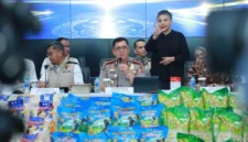 Kabag Penum Divhumas Polri Kombes Pol. Erdi Adrimurlan Chaniago dalam konferensi pers di Lobby Gedung Awaloedin Djamin Bareskrim Polri, Jakarta, Rabu (21/10/2026). (Foto: Humas Polri)