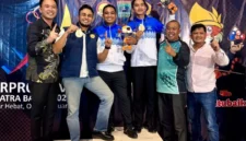 Biliar Kota Padang meraih empat medali di Porprov Sumbar 2026. Edo Vernando memborong dua emas dari nomor tunggal putra. (Foto: Pemko Padang)