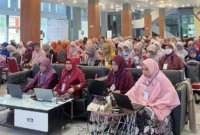 Para guru SMP se-Kota Padang mengikuti Bimtek Pengembangan Konten Digital Pendidikan di Youth Center Kota Padang. (Foto: Pemko Padang)
