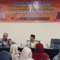 Ketua DPRD Sumbar, Muhidi saat menghadiri Bimtek Peningkatan Ekonomi Perempuan Angkatan V. (Foto: Ist)