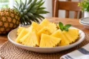 Ilustrasi buah nanas. (Foto: AI Generated)