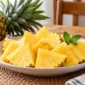 Ilustrasi buah nanas. (Foto: AI Generated)