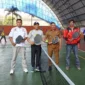 Wali Kota Bukittinggi, Ramlan Nurmatias membuka cabor Pickleball Porprov XVI Sumbar 2026 di GOR Bermawi, Senin (5/10/2026). (Foto: Diskominfo Bukittinggi)