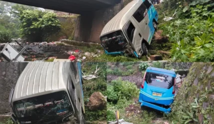 Bus Sarah masuk jurang