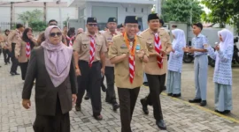 Wakil Wali Kota Padang Maigus Nasir membuka CSC Lustrum XII SMK SMTI Padang, Kamis (8/10/2026). (Foto: Pemko Padang)