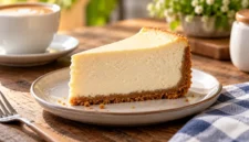 Ilustrasi cheesecake. (Foto: AI Generated)