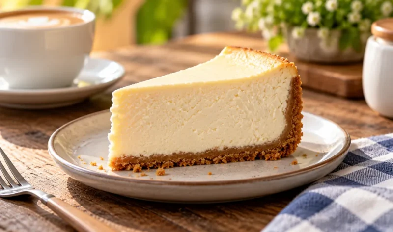 Ilustrasi cheesecake. (Foto: AI Generated)
