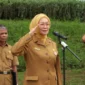 Asisten Administrasi Umum Sekretariat Daerah Kota Padang Corri Saidan saat apel pagi bersama jajaran ASN Pemko Padang di Balai Kota Padang, Aia Pacah, Senin (19/10/2026). (Foto: Pemko Padang)