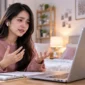 Ilustrasi curhat online. (Foto: AI Generated)