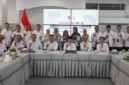 Wakil Wali Kota Padang Maigus Nasir saat menghadiri Entry Meeting pemeriksaan kepatuhan belanja daerah di Gedung Putih, Rumah Dinas Wali Kota, Rabu (28/10/2026). (Foto: Pemko Padang)