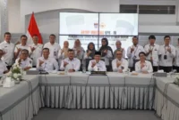 Wakil Wali Kota Padang Maigus Nasir saat menghadiri Entry Meeting pemeriksaan kepatuhan belanja daerah di Gedung Putih, Rumah Dinas Wali Kota, Rabu (28/10/2026). (Foto: Pemko Padang)