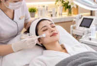 Ilustrasi facial treatment. (Foto: AI Generated)