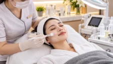 Ilustrasi facial treatment. (Foto: AI Generated)