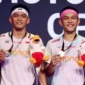 Fajar/Fikri juara Denmark Open 2026 setelah mengalahkan Aaron Chia/Soh Wooi Yik 21-8, 21-11. (Foto: PBSI)