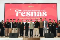Wakil Wali Kota Padang Maigus Nasir saat membuka Festival Nasyid Sumbar 2026 di Palanta Kediaman Resmi Wali Kota Padang, Sabtu (31/10/2026). (Foto: Pemko Padang)