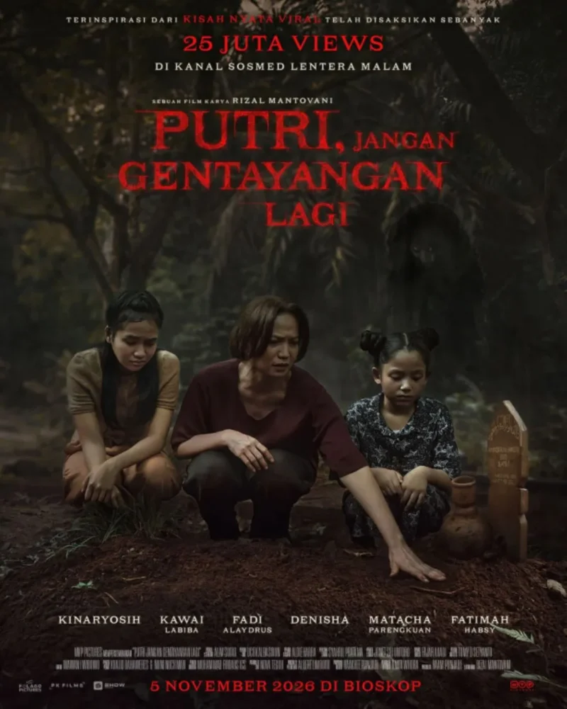 Poster Film Putri, Jangan Gentayangan Lagi. (Foto: Film Indonesia)